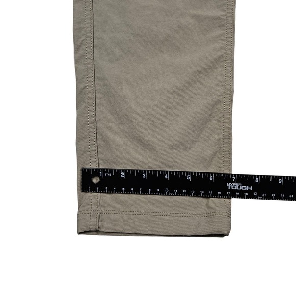 Western Rise AT Pants Men's 35 Beige Nylon Hiking Chino Golf Performance Stretch - Picture 7 of 7